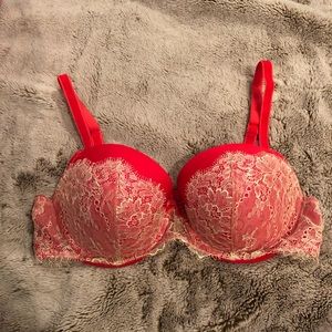 Victoria Secret Red Lace Bra